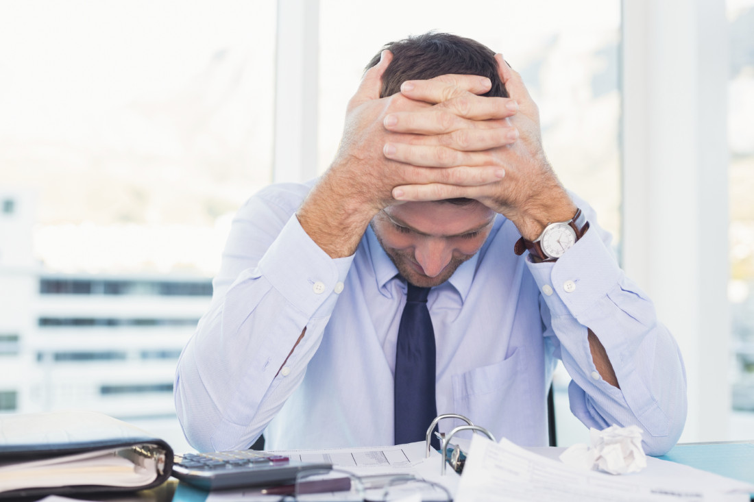 Workplace Stress - A Stressed-Out Man