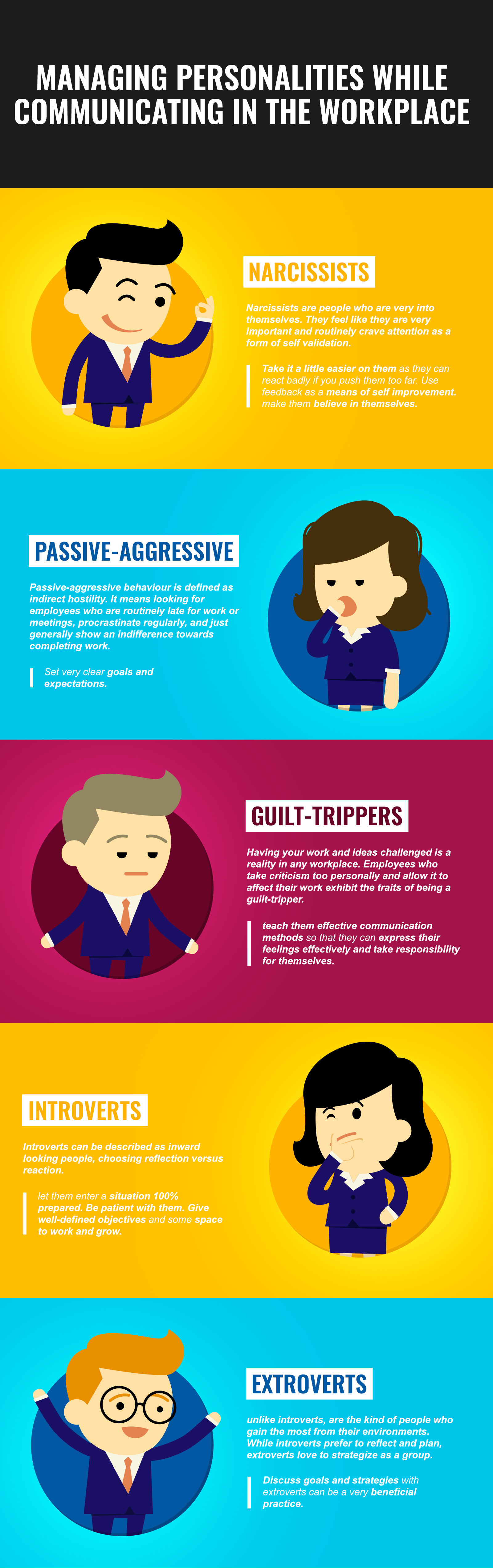 How to deal with different personalities at work